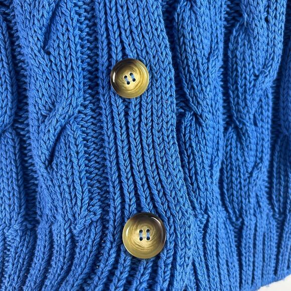 Anthropologie Pilcro Cable-Knit Sweater Vest Cardigan - Picture 9 of 11